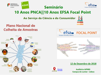 Seminário 10 Anos PNCA || 10 Anos EFSA Focal Point - Ao Serviço da Ciência e do Consumidor” 