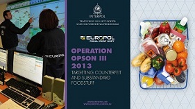 OPSON - INTERPOL/EUROPOL OPSON - INTERPOL/EUROPOL