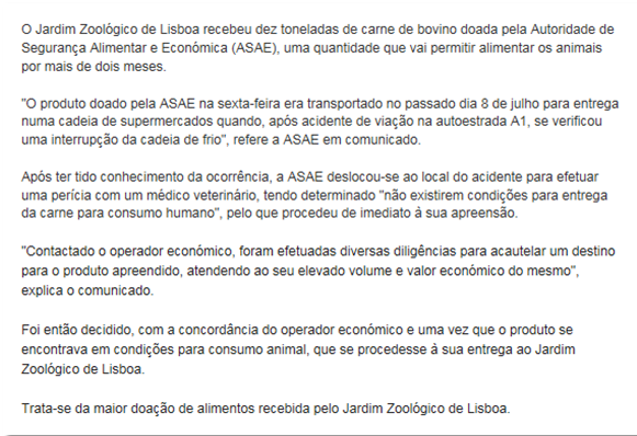 Participação da ASAE no Participação da ASAE no