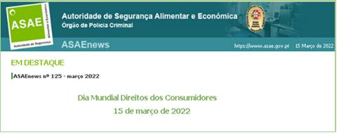 ASAEnews nº 125 – Dia Mundial dos Direitos do Consumidor