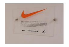 Agradecimento à NIKE