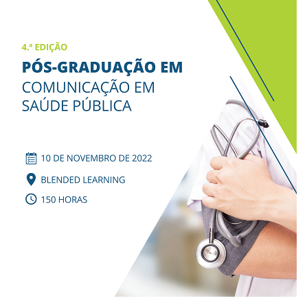Pós-Graduação em Comunicação em Saúde Pública – 4ª Edição
