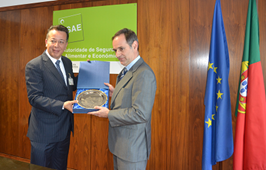 Visita de uma delegação do Instituto para os Assuntos Cívicos e Municipais de Macau à ASAE Visita de uma delegação do Instituto para os Assuntos Cívicos e Municipais de Macau à ASAE