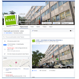 ASAE no Facebook ASAE no Facebook